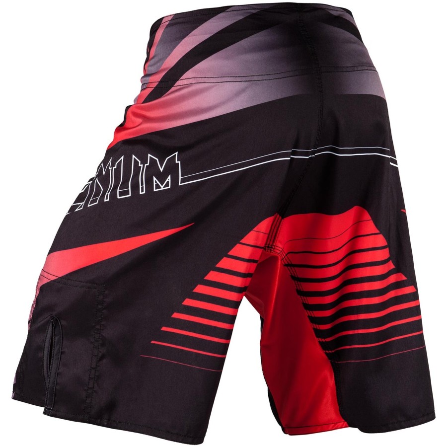calção de luta venum sharp 3.0 - pretovermelho