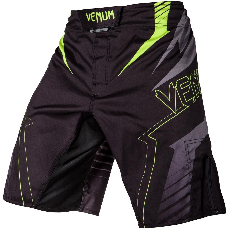 calção de luta venum sharp 3.0 - pretoamarelo neo