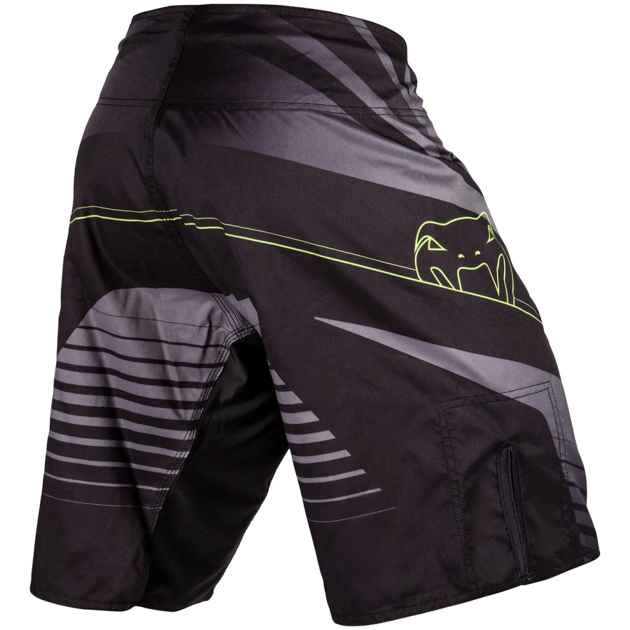calção de luta venum sharp 3.0 - pretoamarelo neo