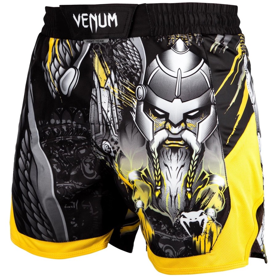 calção de luta venum viking 2.0 - pretoamarelo