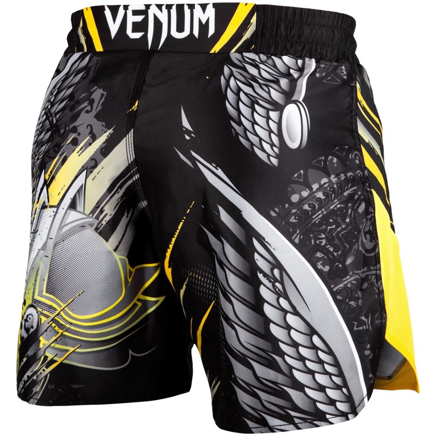 calção de luta venum viking 2.0 - pretoamarelo