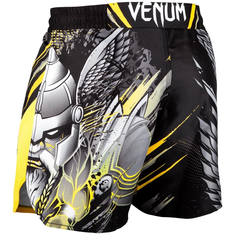 calção de luta venum viking 2.0 - pretoamarelo