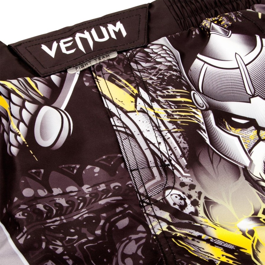 calção de luta venum viking 2.0 - pretoamarelo