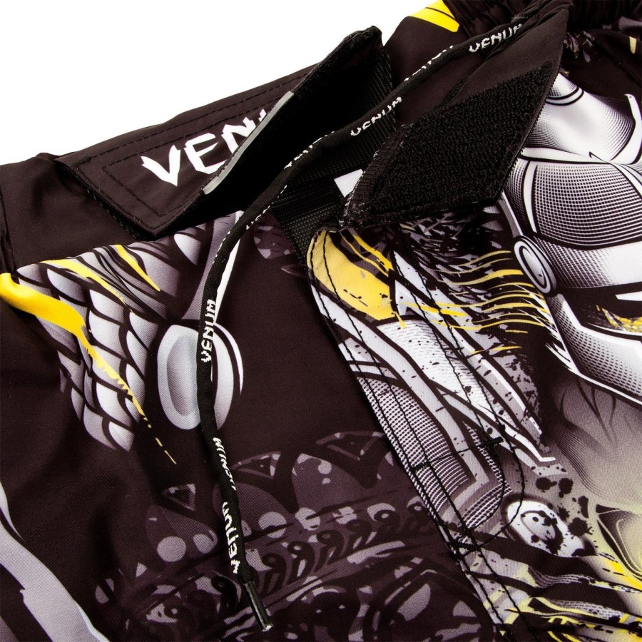 calção de luta venum viking 2.0 - pretoamarelo