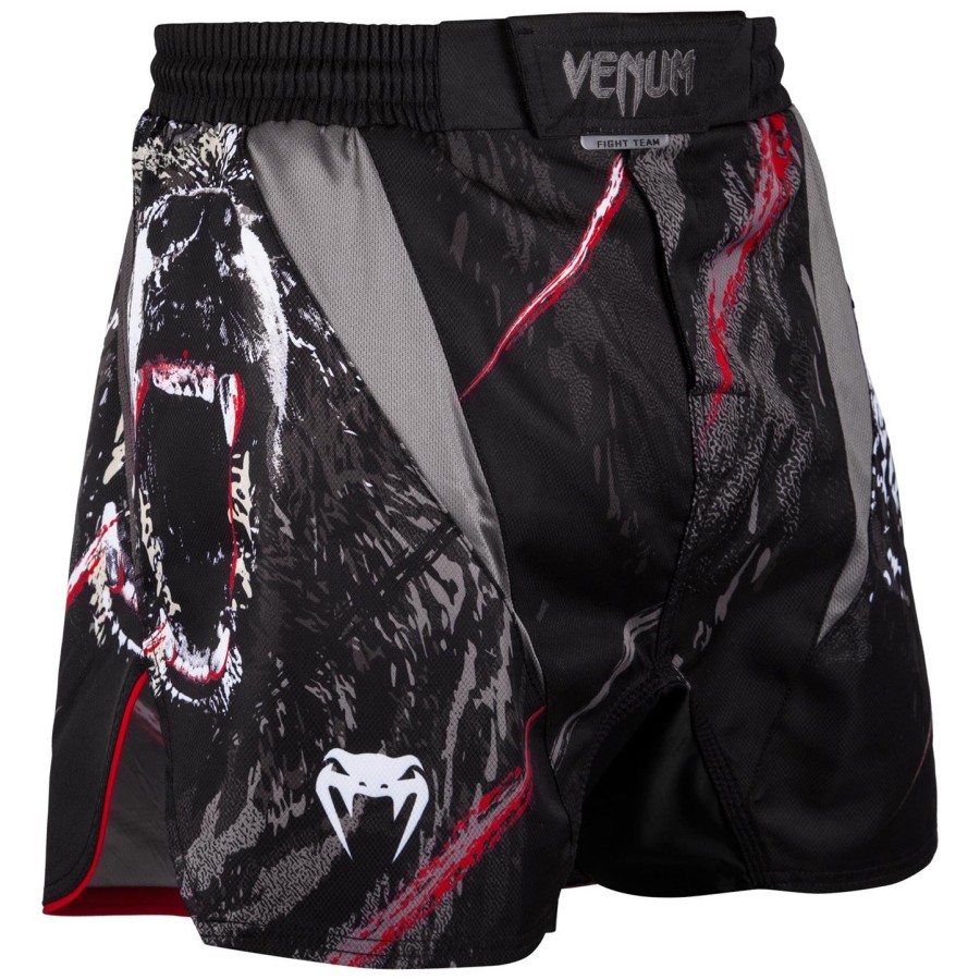 calção de luta venum grizzli - pretobranco