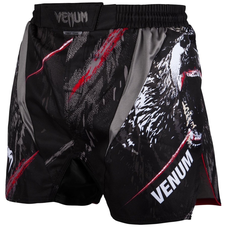 calção de luta venum grizzli - pretobranco