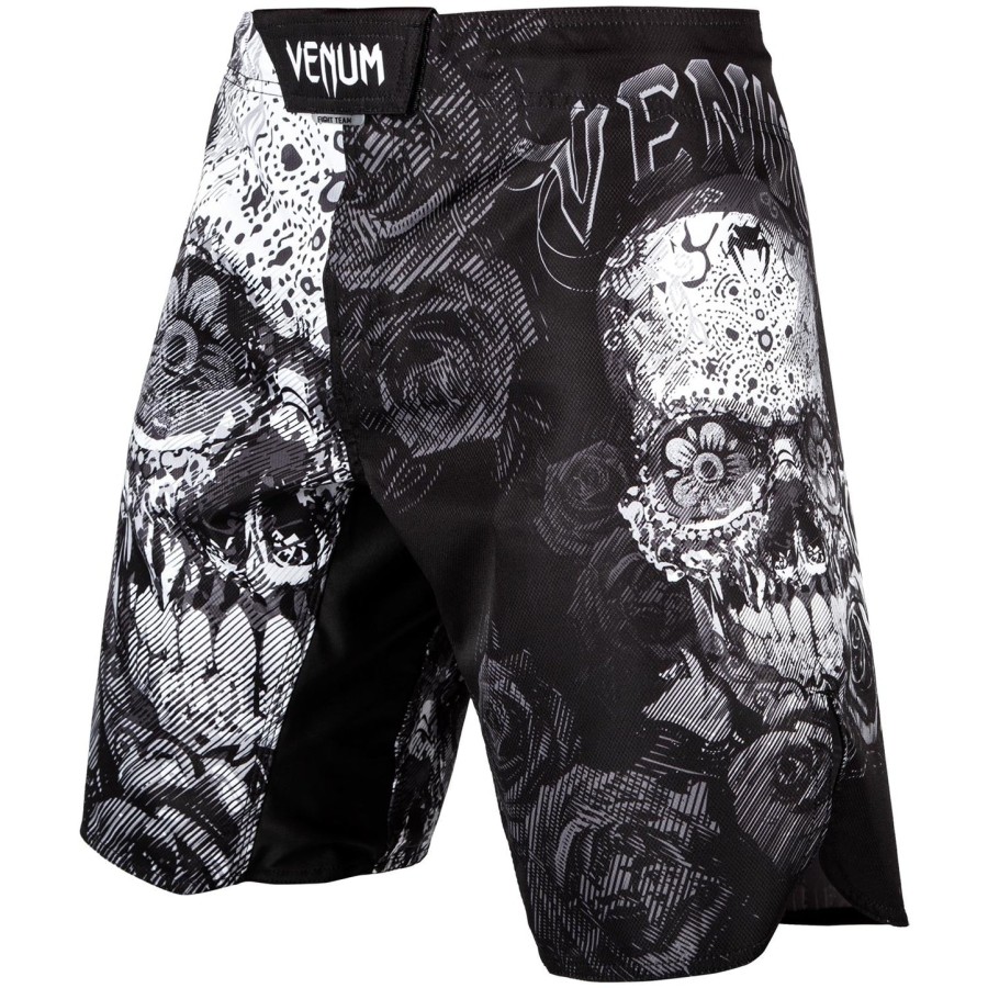 calção de luta venum santa muerte 3.0 - pretobranco