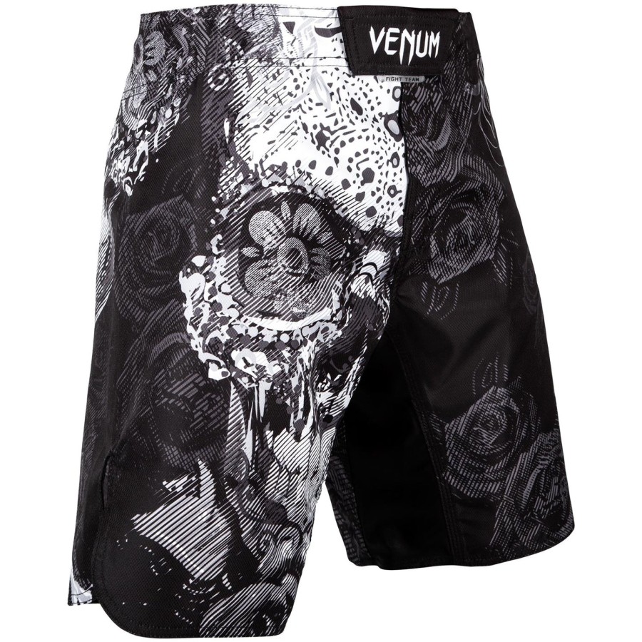 calção de luta venum santa muerte 3.0 - pretobranco