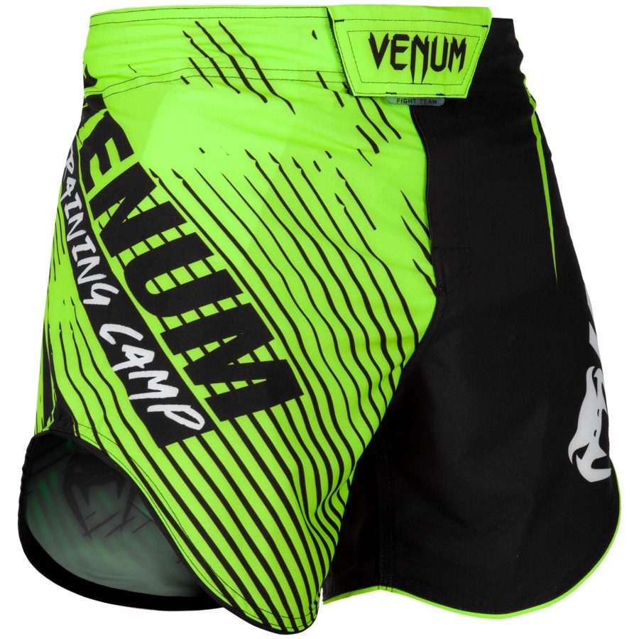 calção de treino venum training camp 2.0 - pretoamarelo neon