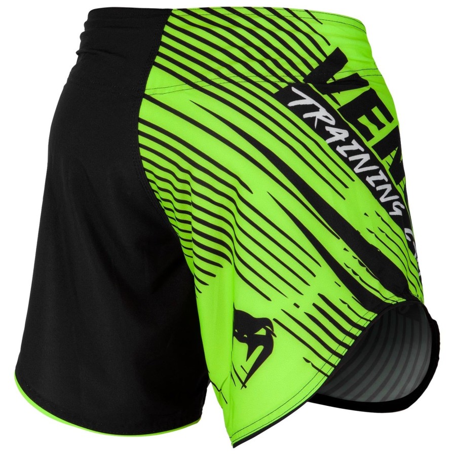 calção de treino venum training camp 2.0 - pretoamarelo neon