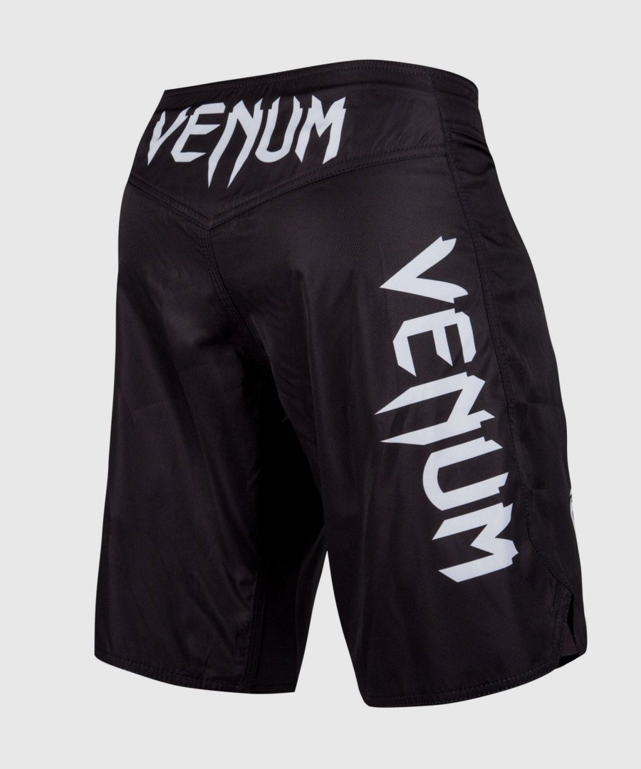 calção de luta venum light 3.0 - pretobranco