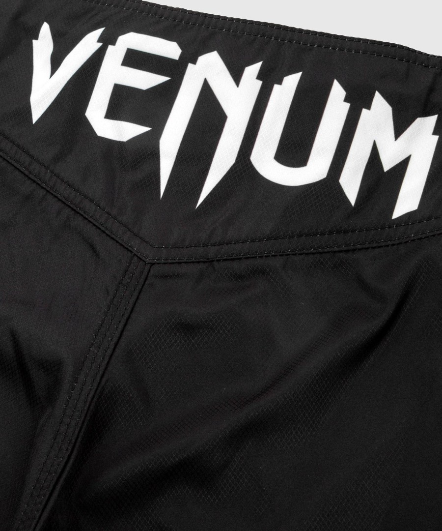calção de luta venum light 3.0 - pretobranco