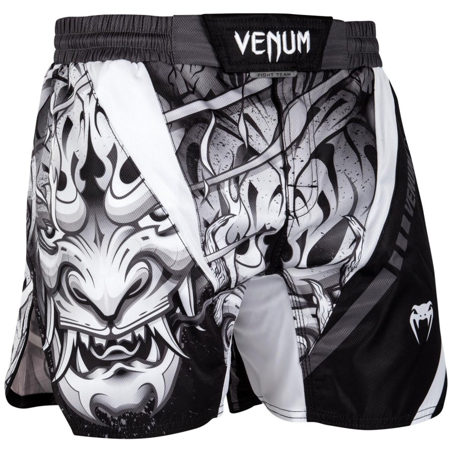 calção de luta venum devil - brancopreto