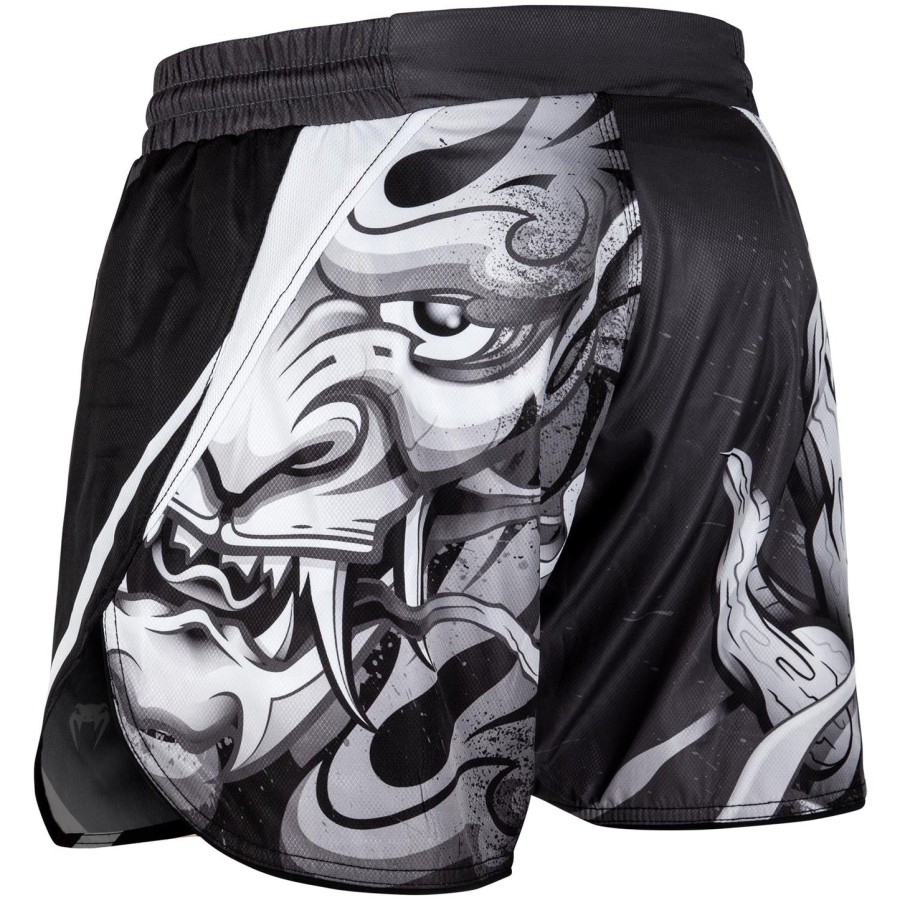calção de luta venum devil - brancopreto
