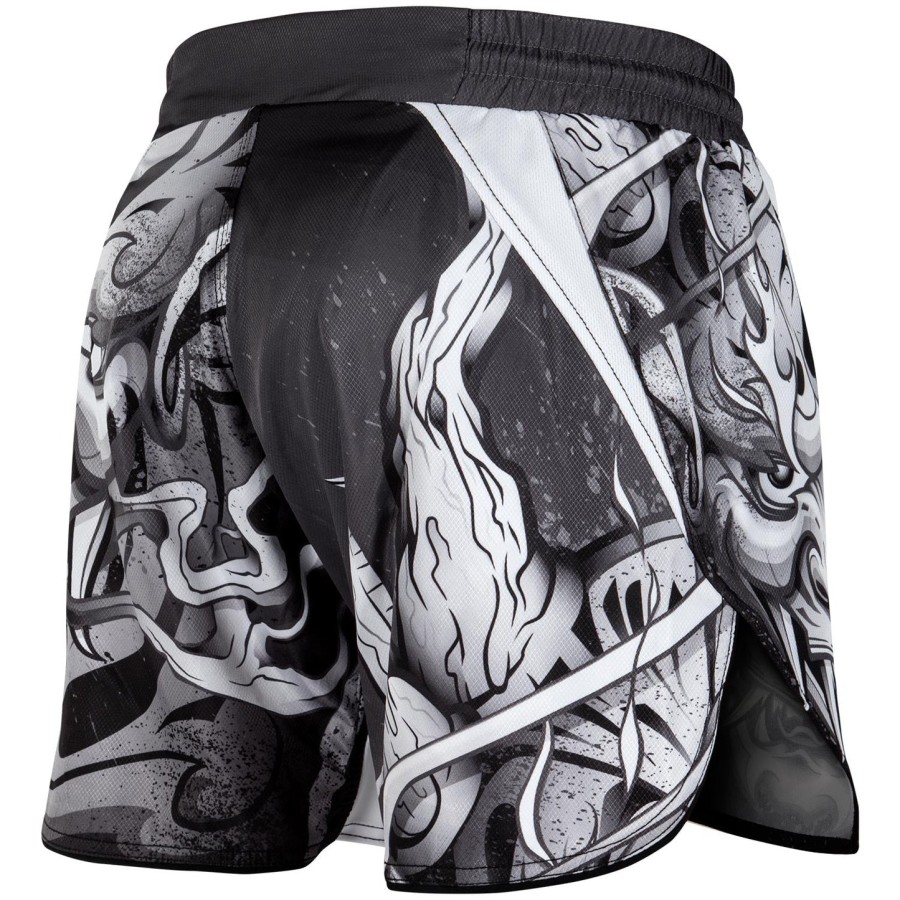 calção de luta venum devil - brancopreto