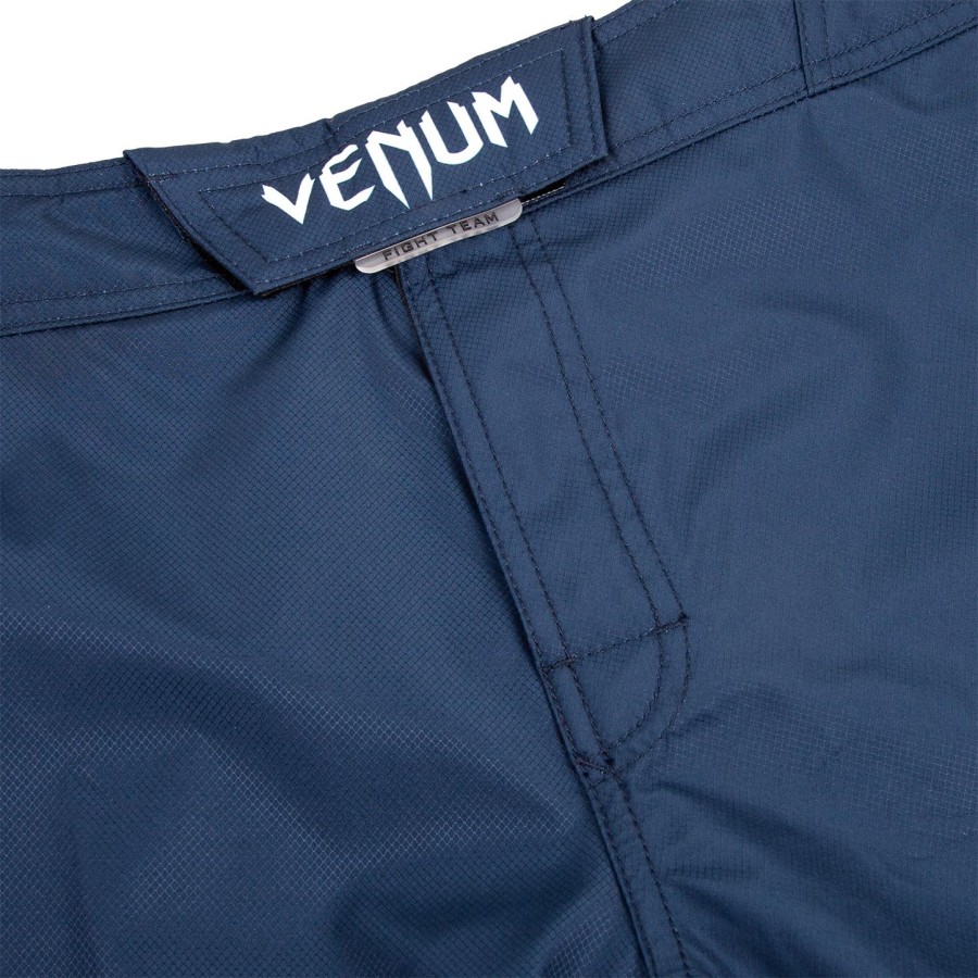 calção de luta venum signature - azul marinhobranco