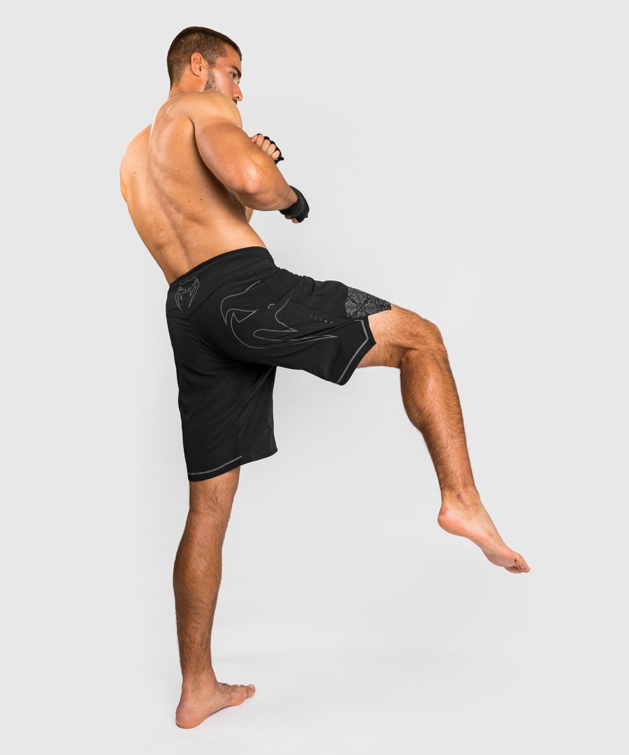 calção de luta fightshorts reflective light 4.0 venum - pretopreto