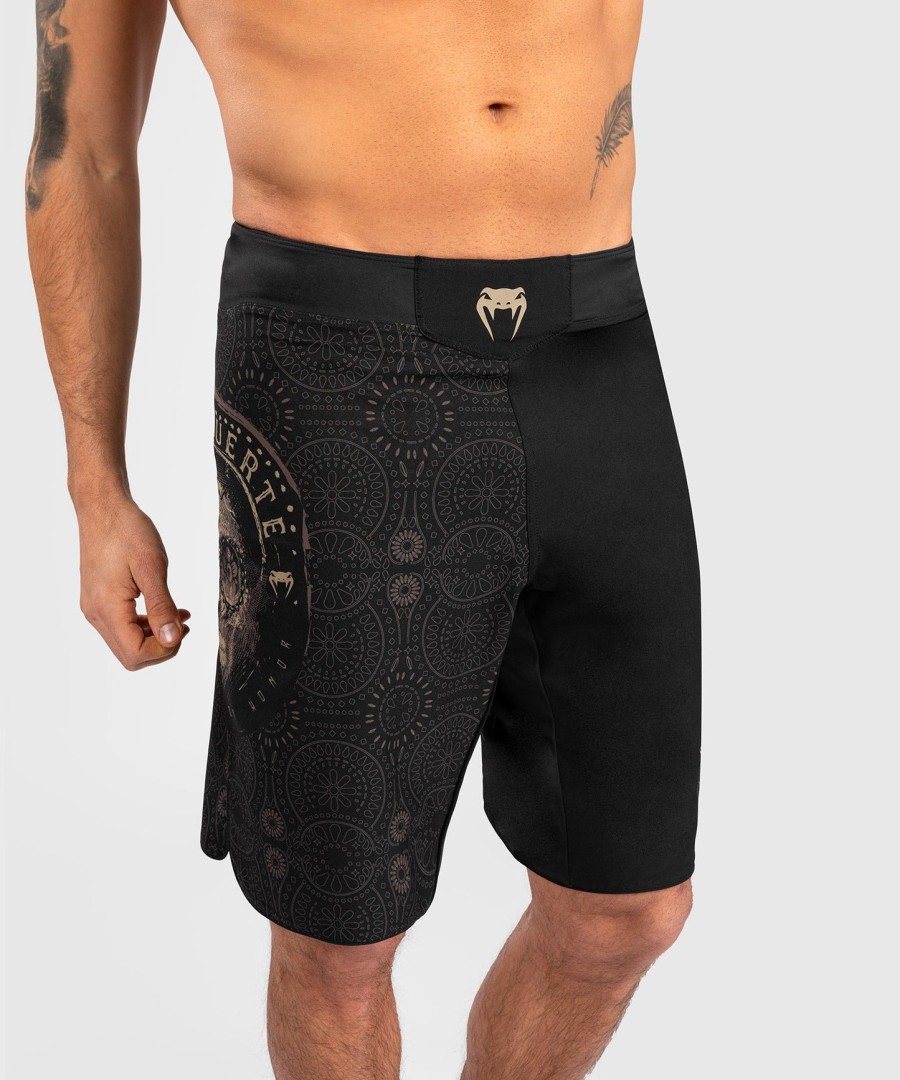 venum santa muerte dark side - calções de luta - pretomarrom