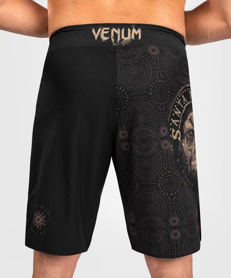 venum santa muerte dark side - calções de luta - pretomarrom