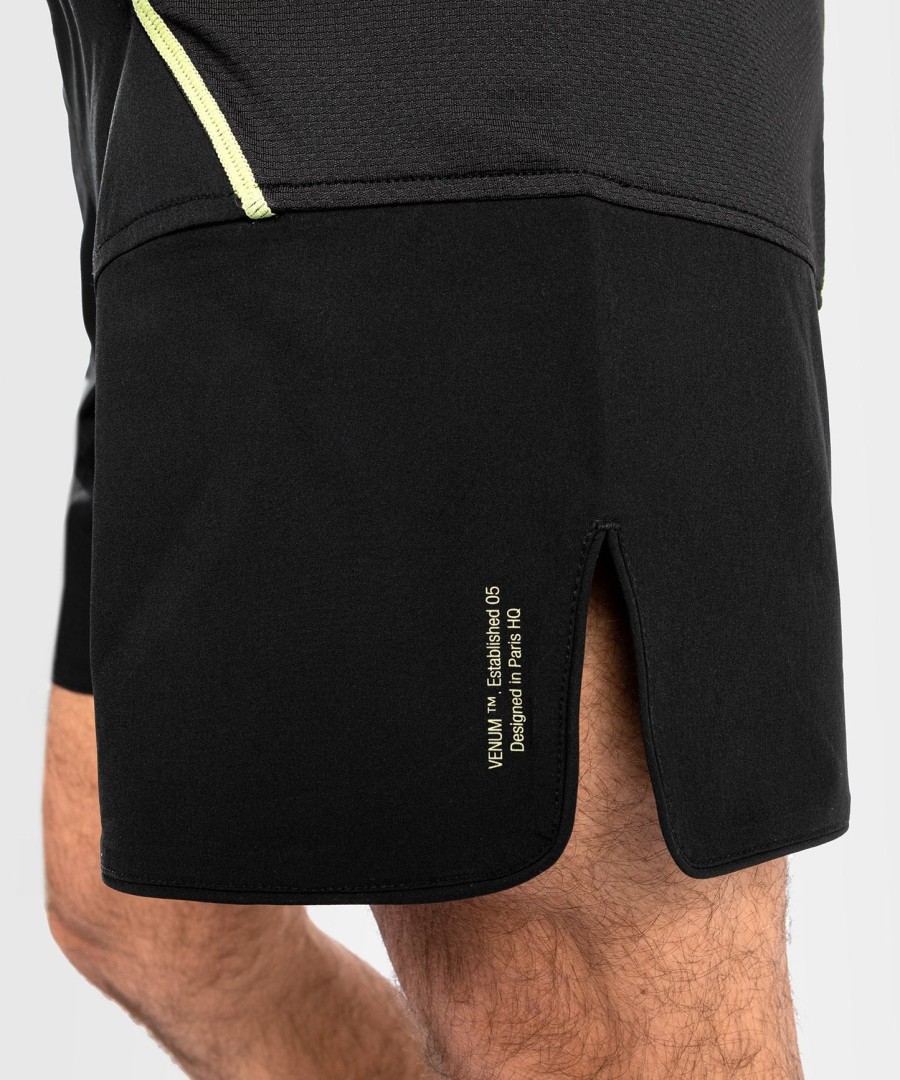 venum fusion 2.0 fightshort - pretoamarelo