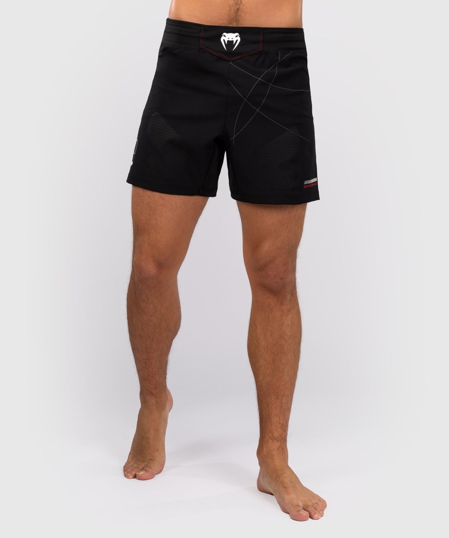 calção de combate venum tactical xt - pretovermelho fogo