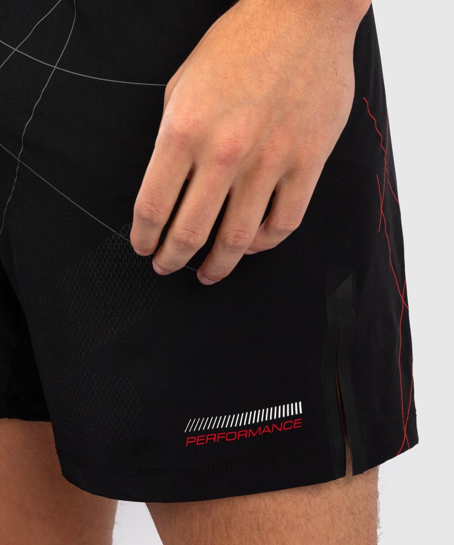 calção de combate venum tactical xt - pretovermelho fogo
