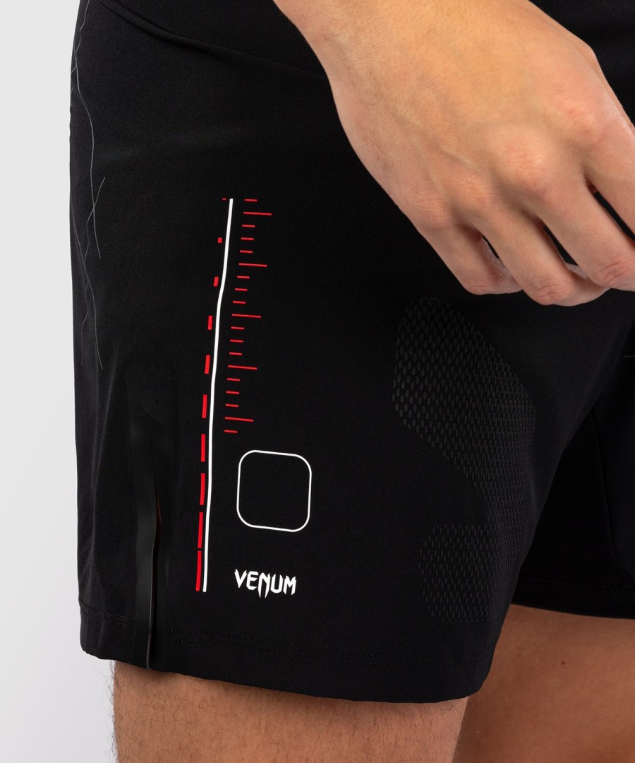 calção de combate venum tactical xt - pretovermelho fogo