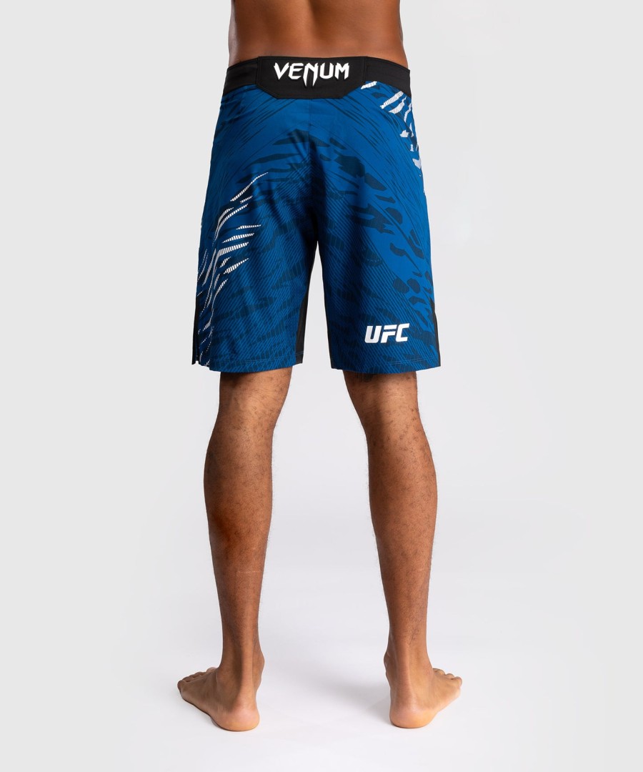 calção de luta masculino ufc fusion by venum authentic fight night - ajuste longo - azul