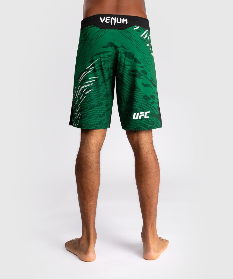 calção de luta masculino ufc fusion by venum authentic fight night modelo long fit verde.