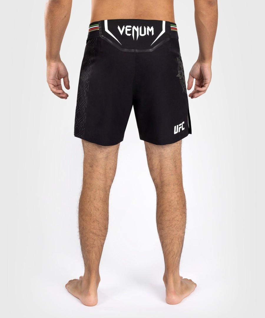 short de luta masculino noche ufc by venum authentic fight night - corte curto - preto