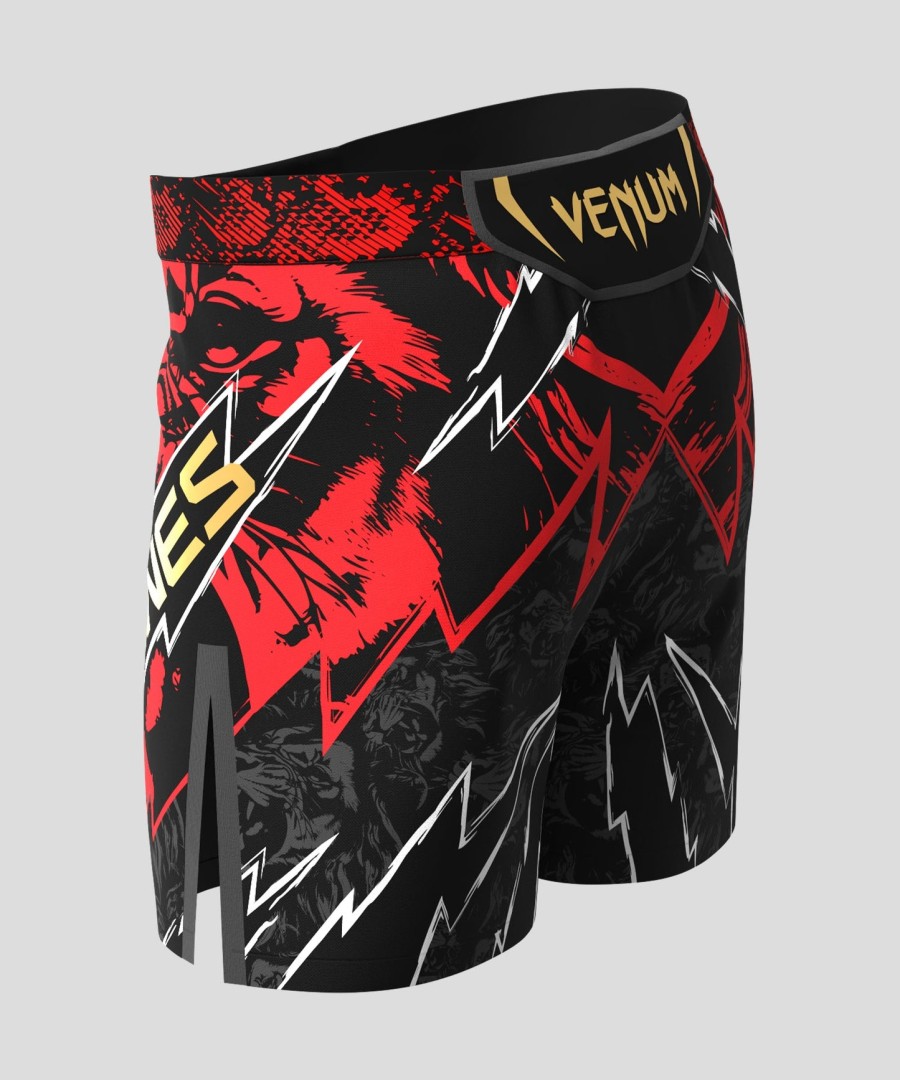 ufc masculino inigualável por venum red jon jones short fit fight short