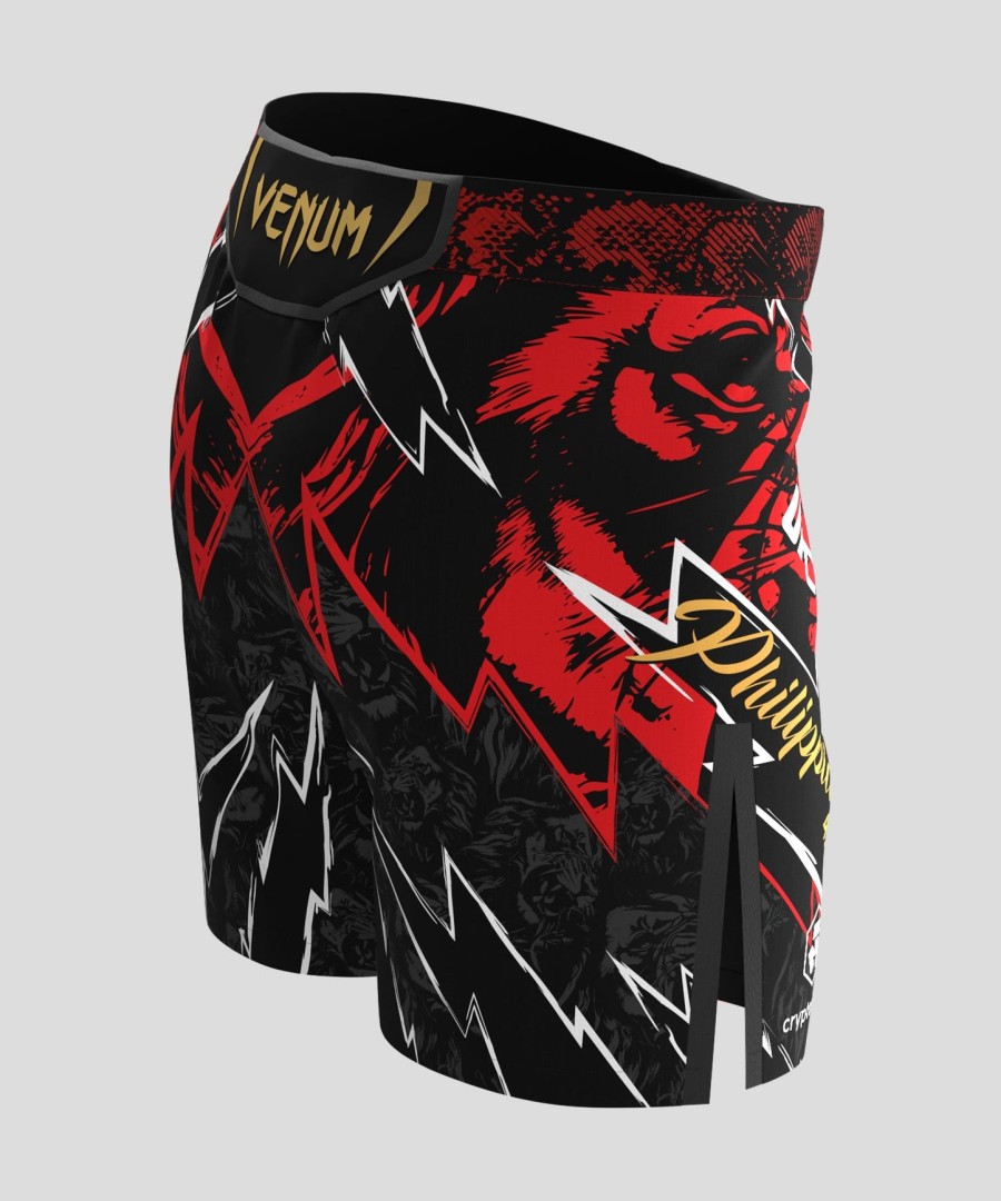 ufc masculino inigualável por venum red jon jones short fit fight short