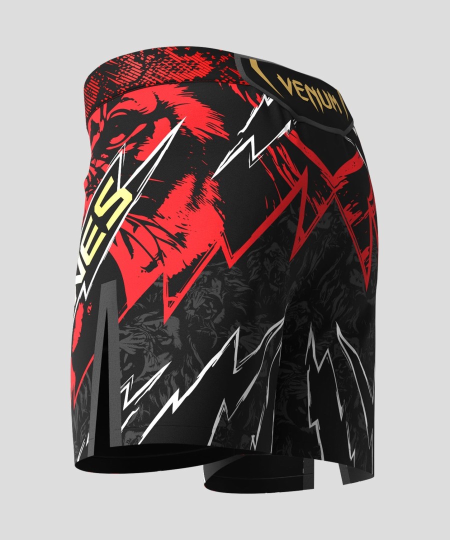 ufc masculino inigualável por venum red jon jones short fit fight short