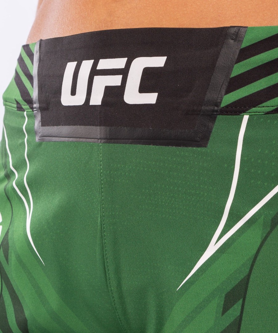 shorts ufc venum authentic fight night feminino - corte curto - verde