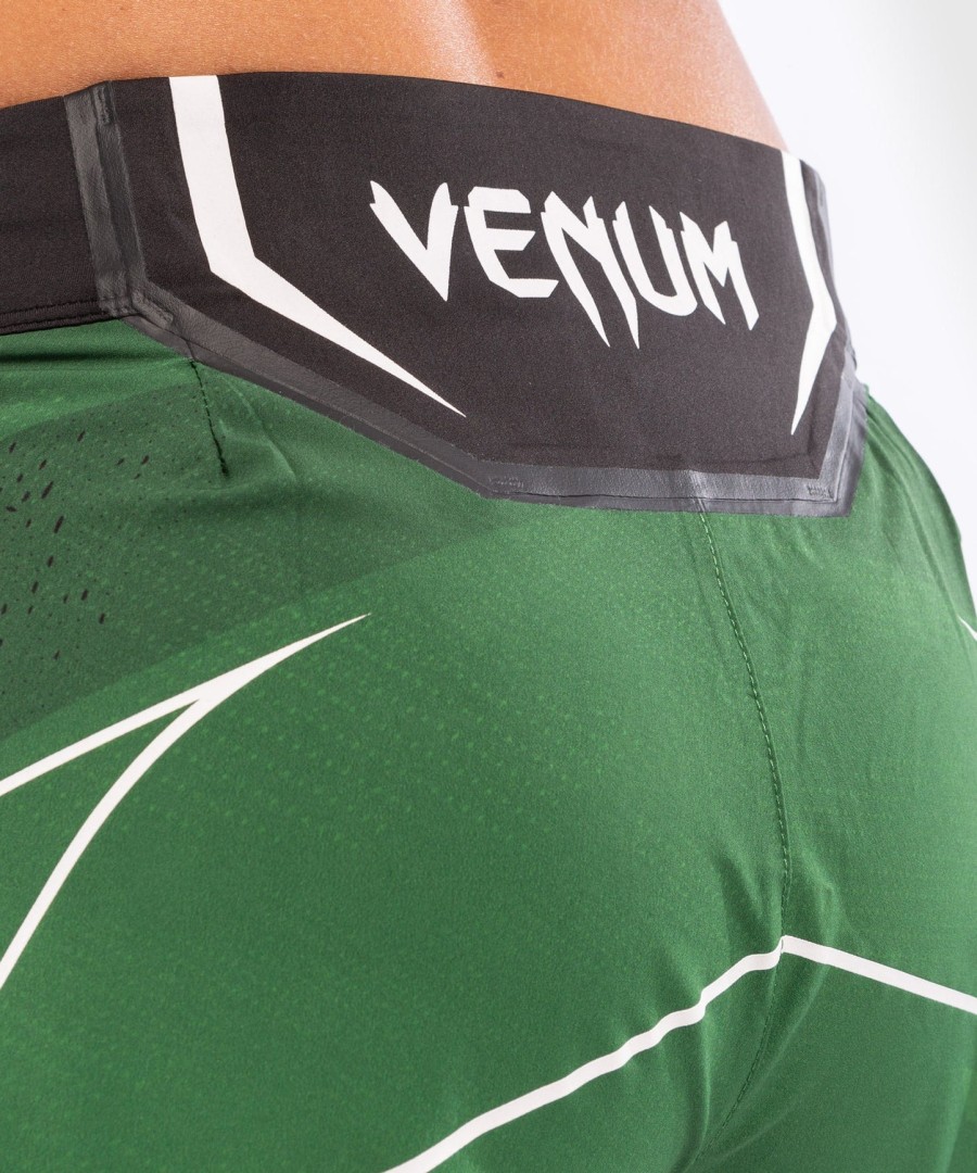 shorts ufc venum authentic fight night feminino - corte curto - verde