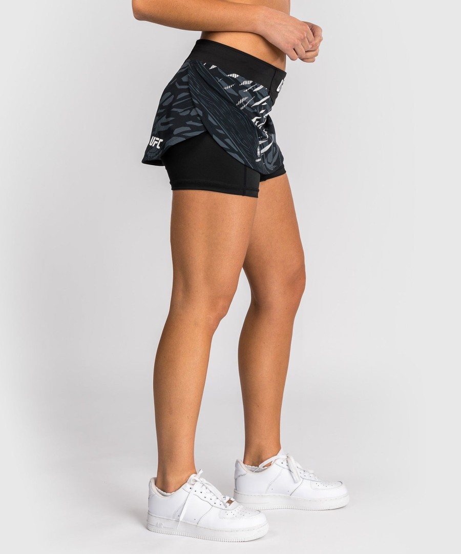 saia-calção feminina ufc fusion by venum authentic fight night - preta
