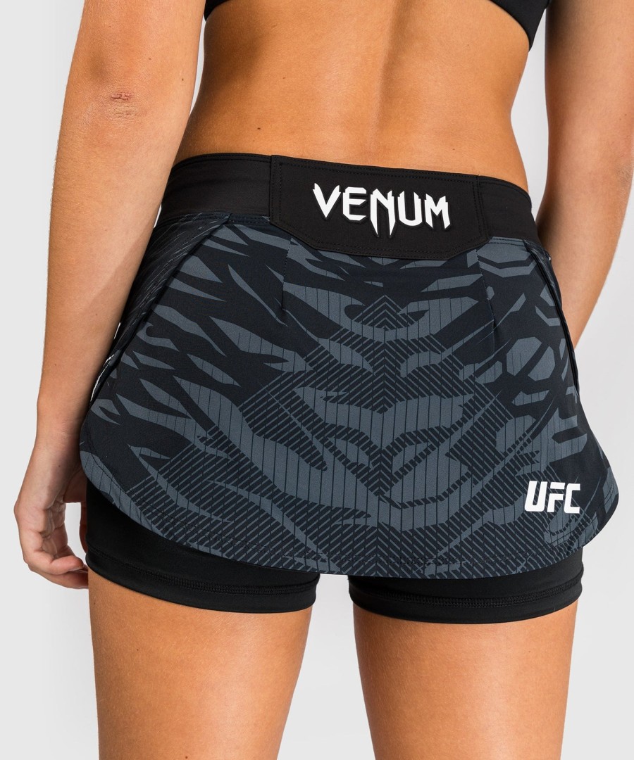 saia-calção feminina ufc fusion by venum authentic fight night - preta