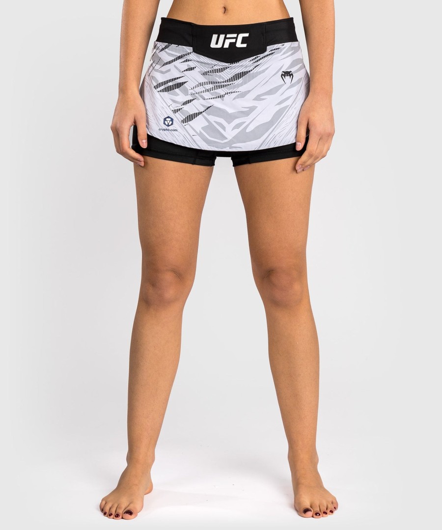 saia-calção feminina ufc fusion by venum authentic fight night - branca