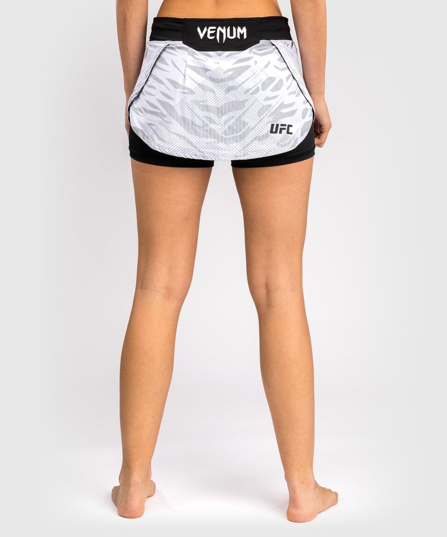 saia-calção feminina ufc fusion by venum authentic fight night - branca