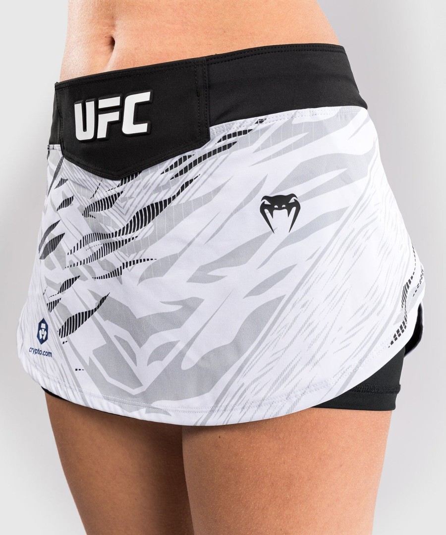 saia-calção feminina ufc fusion by venum authentic fight night - branca