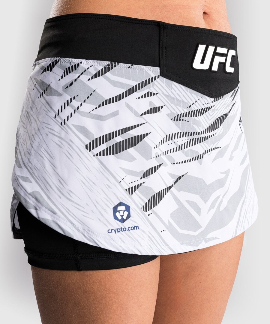 saia-calção feminina ufc fusion by venum authentic fight night - branca