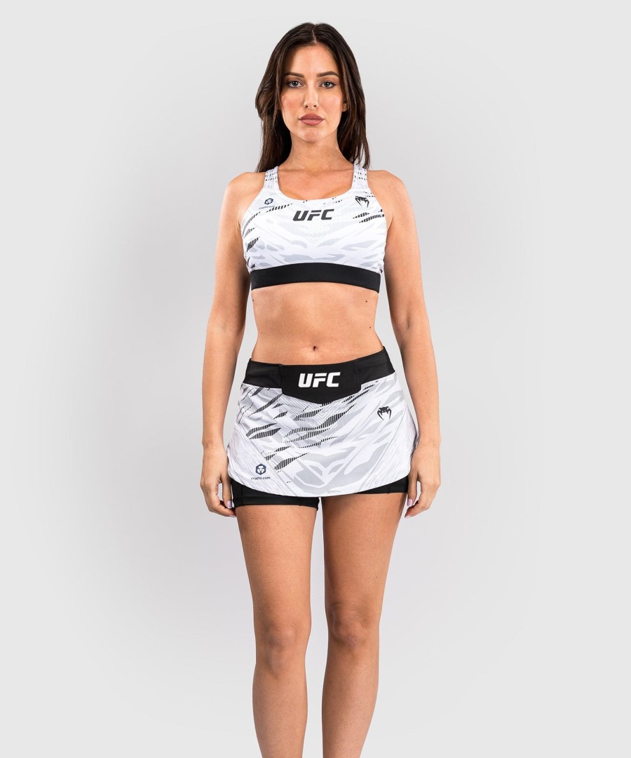 saia-calção feminina ufc fusion by venum authentic fight night - branca