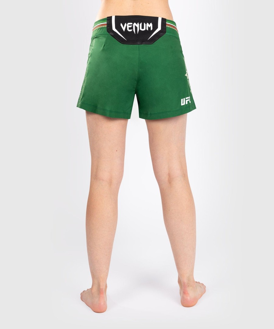 short de luta feminino noche ufc by venum authentic fight night - verde