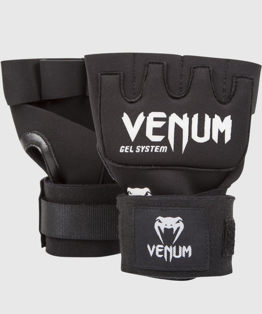 luvas de gel venum kontact tamanho único - pretas
