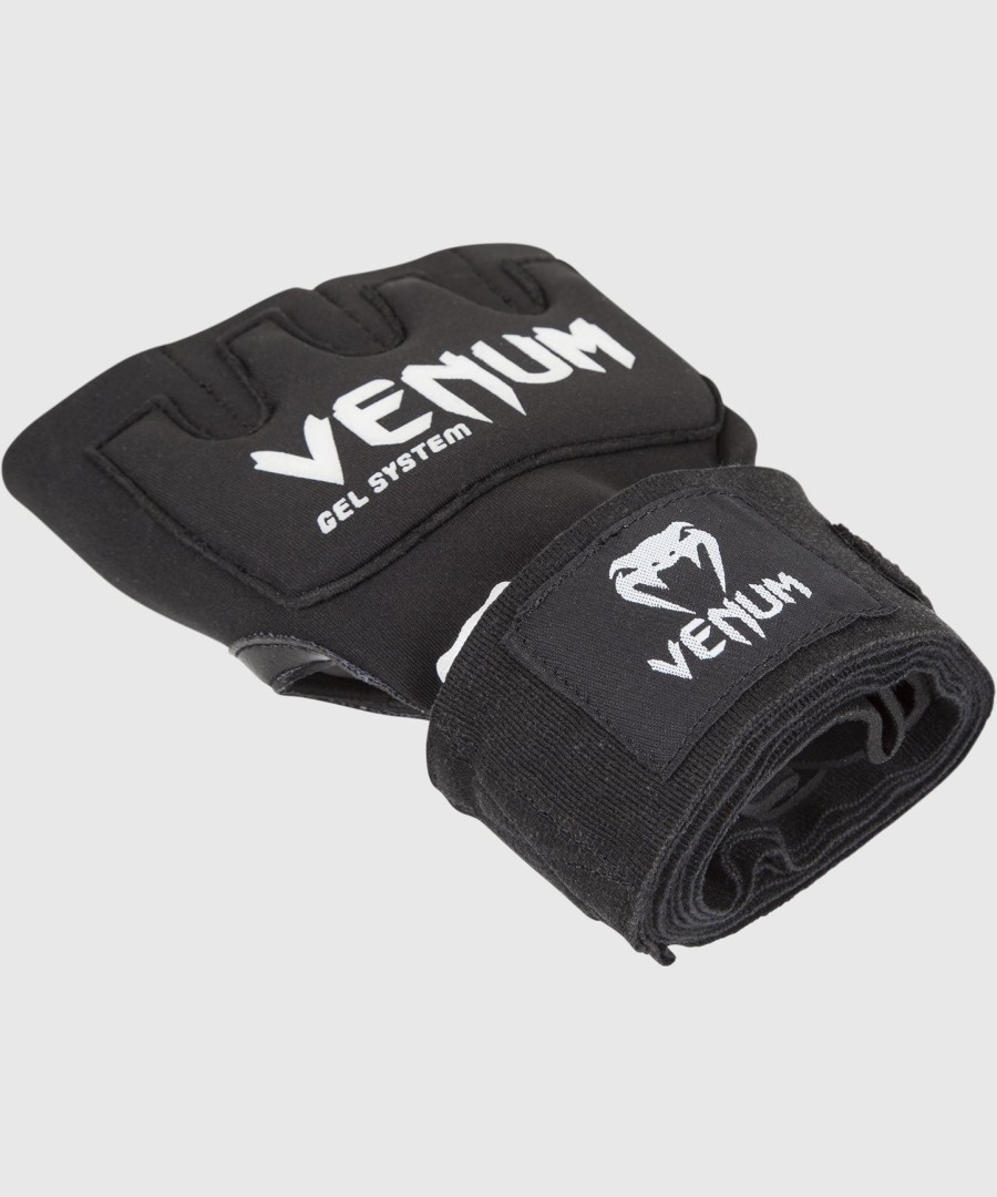 luvas de gel venum kontact tamanho único - pretas