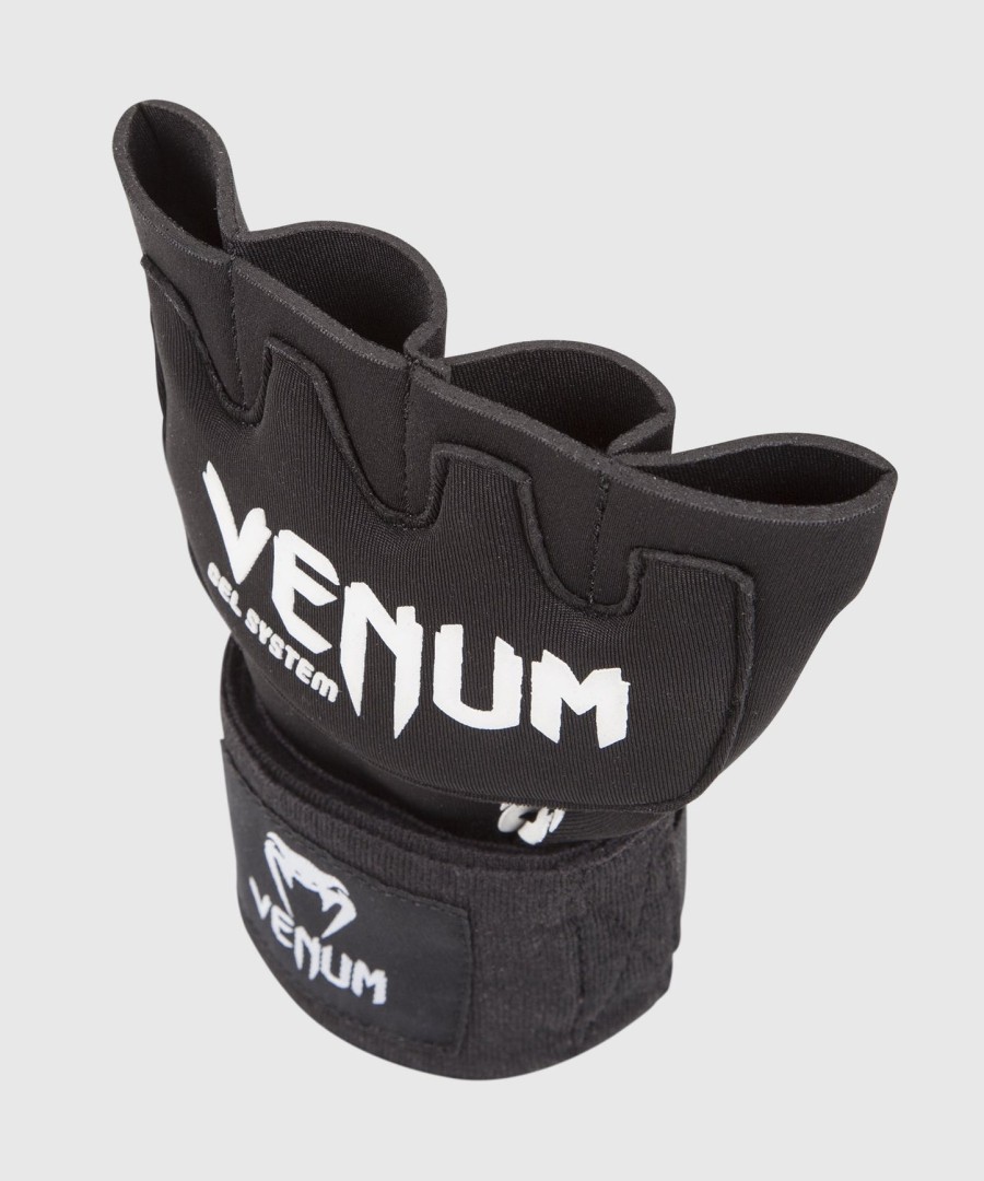 luvas de gel venum kontact tamanho único - pretas