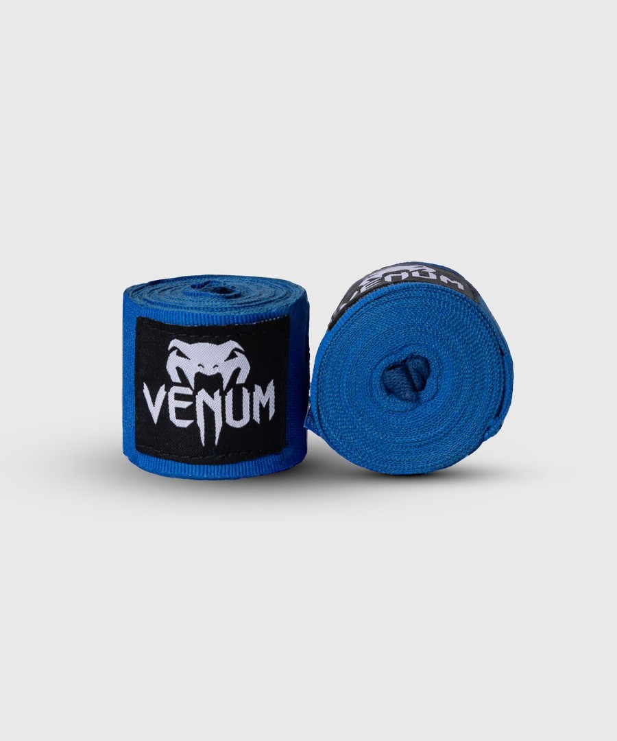 bandagens de mão para boxe venum kontact - azuis - 25 m 98 pol.