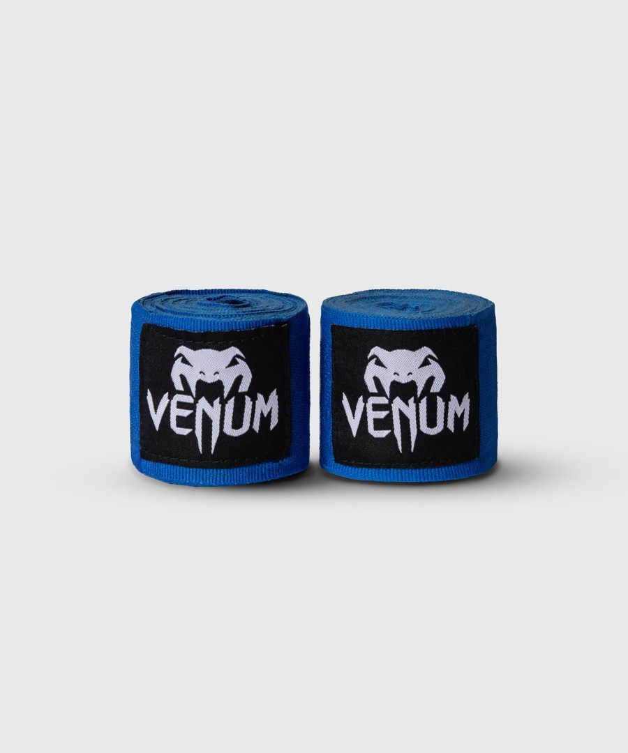 bandagens de mão para boxe venum kontact - azuis - 25 m 98 pol.