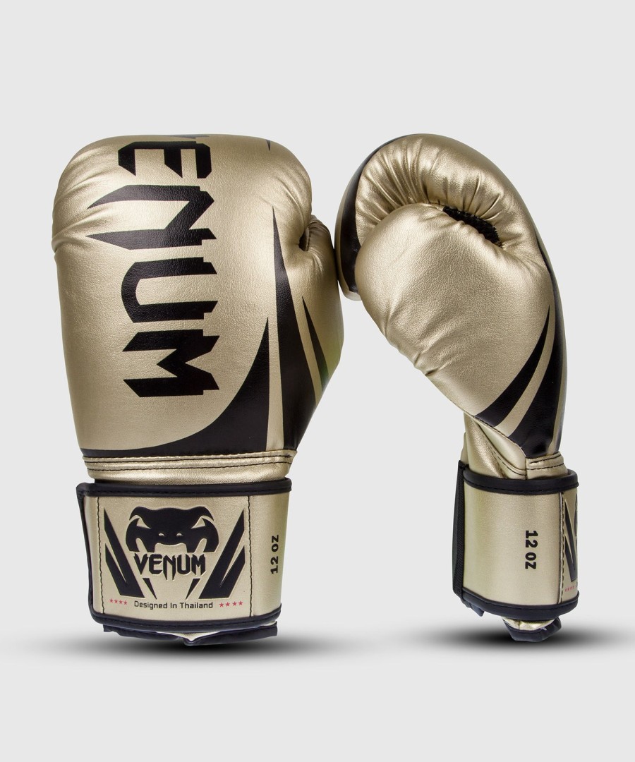 luvas de boxe venum challenger 2.0 - douradas