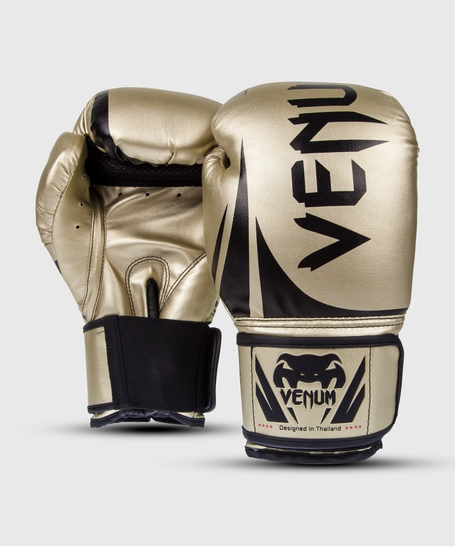 luvas de boxe venum challenger 2.0 - douradas